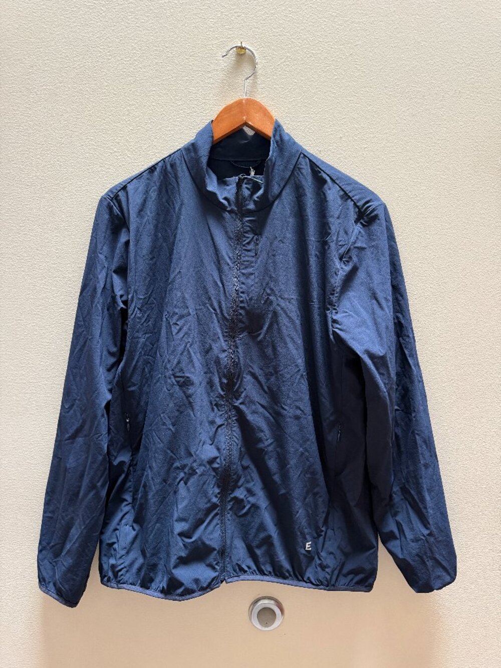 Everlane Mens Navy Retech Soft Shell Jacket Size Large - Picture 4 of 8